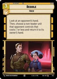 Beguile (Foil) - Secrets of Power - Star Wars: Unlimited card