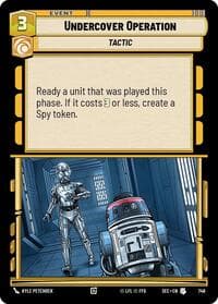 Undercover Operation (Foil) - Secrets of Power - Star Wars: Unlimited card