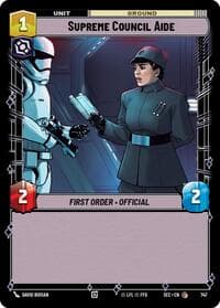Supreme Council Aide (Foil) - Secrets of Power - Star Wars: Unlimited card