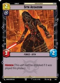 Sith Assassin (Foil) - Secrets of Power - Star Wars: Unlimited card