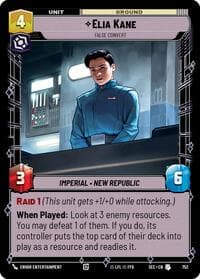 Elia Kane - False Convert (Foil) - Secrets of Power - Star Wars: Unlimited card