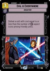 Evil is Everywhere (Foil) - Secrets of Power - Star Wars: Unlimited card