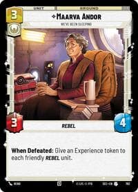 Maarva Andor - We've Been Sleeping (Foil) - Secrets of Power - Star Wars: Unlimited card