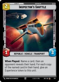 Inspector's Shuttle (Foil) - Secrets of Power - Star Wars: Unlimited card