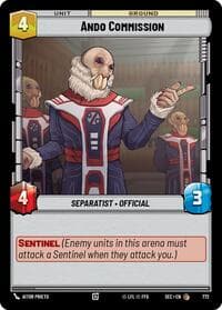 Ando Commission (Foil) - Secrets of Power - Star Wars: Unlimited card