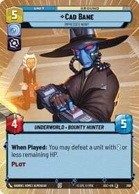 Cad Bane - Impressed Now? (Hyperspace) - Secrets of Power - Star Wars: Unlimited card