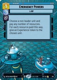 Emergency Powers (Hyperspace) - Secrets of Power - Star Wars: Unlimited card