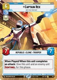 Captain Rex - Into the Firefight (Hyperspace) - Secrets of Power - Star Wars: Unlimited card