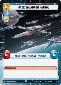 Jade Squadron Patrol (Hyperspace) - Secrets of Power - Star Wars: Unlimited card