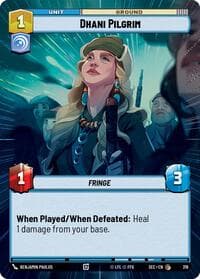 Dhani Pilgrim (Hyperspace) - Secrets of Power - Star Wars: Unlimited card