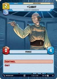 Lobot - Cloud City Coordinator (Hyperspace) - Secrets of Power - Star Wars: Unlimited card
