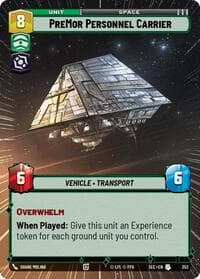 PreMor Personnel Carrier (Hyperspace) - Secrets of Power - Star Wars: Unlimited card