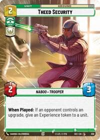 Theed Security (Hyperspace) - Secrets of Power - Star Wars: Unlimited card