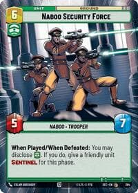Naboo Security Force (Hyperspace) - Secrets of Power - Star Wars: Unlimited card