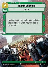 Ferrix Uprising (Hyperspace) - Secrets of Power - Star Wars: Unlimited card