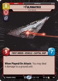 Fulminatrix - Fleet Killer (Hyperspace) - Secrets of Power - Star Wars: Unlimited card
