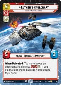 Luthen's Haulcraft - Countermeasures Armed (Hyperspace) - Secrets of Power - Star Wars: Unlimited card