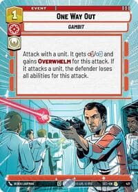 One Way Out (Hyperspace) - Secrets of Power - Star Wars: Unlimited card