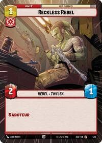 Reckless Rebel (Hyperspace) - Secrets of Power - Star Wars: Unlimited card