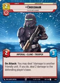 Crosshair - Filled With Doubt (Hyperspace) - Secrets of Power - Star Wars: Unlimited card