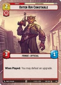 Outer Rim Constable (Hyperspace) - Secrets of Power - Star Wars: Unlimited card