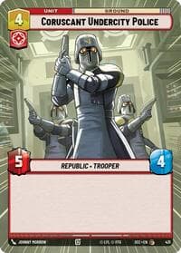 Coruscant Undercity Police (Hyperspace) - Secrets of Power - Star Wars: Unlimited card