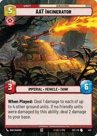 AAT Incinerator (Hyperspace) - Secrets of Power - Star Wars: Unlimited card