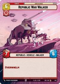 Republic War Walker (Hyperspace) - Secrets of Power - Star Wars: Unlimited card