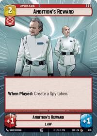 Ambition's Reward (Hyperspace) - Secrets of Power - Star Wars: Unlimited card