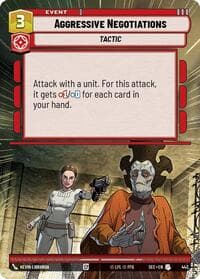 Aggressive Negotiations (Hyperspace) - Secrets of Power - Star Wars: Unlimited card