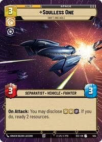 Soulless One - Swift and Agile (Hyperspace) - Secrets of Power - Star Wars: Unlimited card