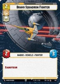 Bravo Squadron Fighter (Hyperspace) - Secrets of Power - Star Wars: Unlimited card