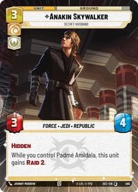 Anakin Skywalker - Secret Husband (Hyperspace) - Secrets of Power - Star Wars: Unlimited card