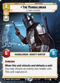 The Mandalorian - Cleaning up Nevarro (Hyperspace) - Secrets of Power - Star Wars: Unlimited card