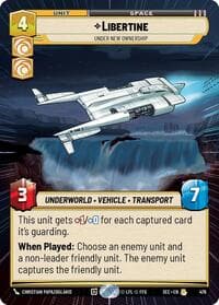 Libertine - Under New Ownership (Hyperspace) - Secrets of Power - Star Wars: Unlimited card