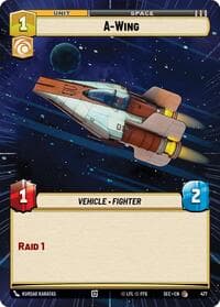 A-Wing (Hyperspace) - Secrets of Power - Star Wars: Unlimited card