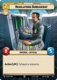 Regulations Bureaucrat (Hyperspace) - Secrets of Power - Star Wars: Unlimited card
