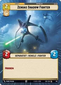 Zenuas Shadow Fighter (Hyperspace) - Secrets of Power - Star Wars: Unlimited card