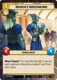 Duchess's Investigators (Hyperspace) - Secrets of Power - Star Wars: Unlimited card