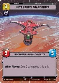 Hutt Cartel Starfighter (Hyperspace) - Secrets of Power - Star Wars: Unlimited card