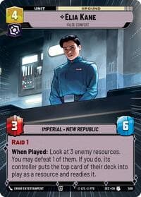 Elia Kane - False Convert (Hyperspace) - Secrets of Power - Star Wars: Unlimited card