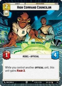High Command Councilor (Hyperspace) - Secrets of Power - Star Wars: Unlimited card