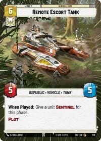 Remote Escort Tank (Hyperspace) - Secrets of Power - Star Wars: Unlimited card