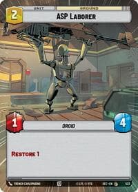 ASP Laborer (Hyperspace) - Secrets of Power - Star Wars: Unlimited card