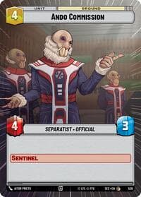 Ando Commission (Hyperspace) - Secrets of Power - Star Wars: Unlimited card