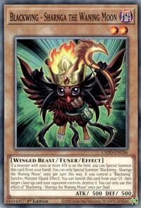 Blackwing - Sharnga the Waning Moon - Legendary 5D's Decks - YuGiOh card