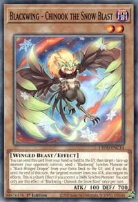 Blackwing - Chinook the Snow Blast - Legendary 5D's Decks - YuGiOh card