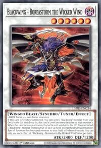Blackwing - Boreastorm the Wicked Wind - Legendary 5D's Decks - YuGiOh card