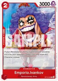 Emporio.Ivankov - Carrying On His Will: 3rd Anniversary Tournament Cards - One Piece Card Game card