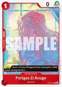 Portgas.D.Rouge - Carrying On His Will: 3rd Anniversary Tournament Cards - One Piece Card Game card